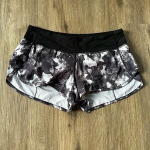 Lululemon Athletica Black and Gray Athletic Shorts
